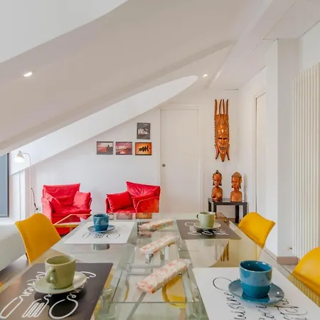 Centro, 2 Bagni, 2 Camere: La Casa Sui Tetti Apartmán Turín